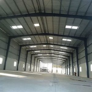 MS godown shed fabrication service in Indore Bhopal Jabalpur Gwalior Madhya Pradesh by Peb and Fab Steel Structure