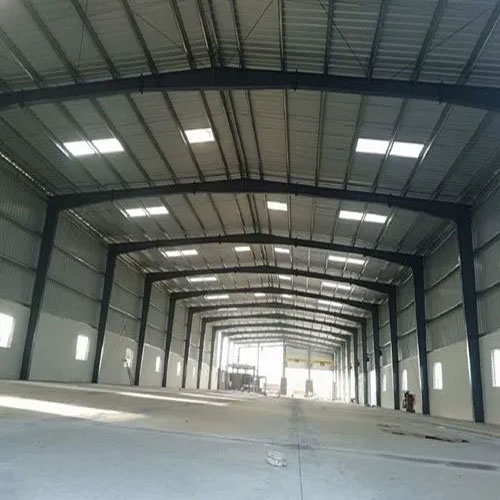 MS godown shed fabrication service in Indore Bhopal Jabalpur Gwalior Madhya Pradesh by Peb and Fab Steel Structure